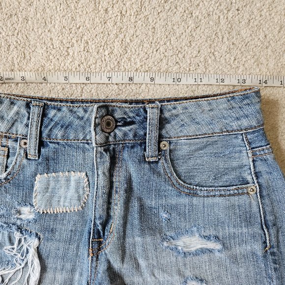 American Eagle Hi-Rise Shorty With Visible Mending - Picture 3 of 9